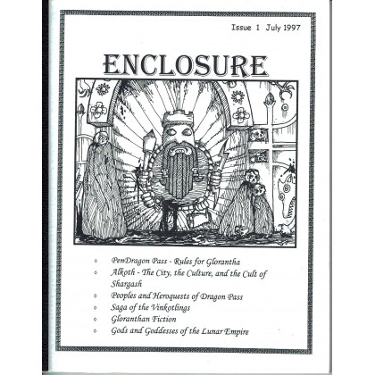 Enclosure - Issue 1 (Le Zine de jdr pour le Monde de Glorantha en VO) 001