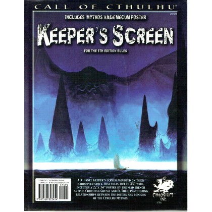 Call of Cthulhu - Keeper's Screen (jdr 6th Edition en VO) 001