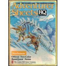 Adventurer Sheets - Non Human (rpg Runequest 3rd edition en VO)