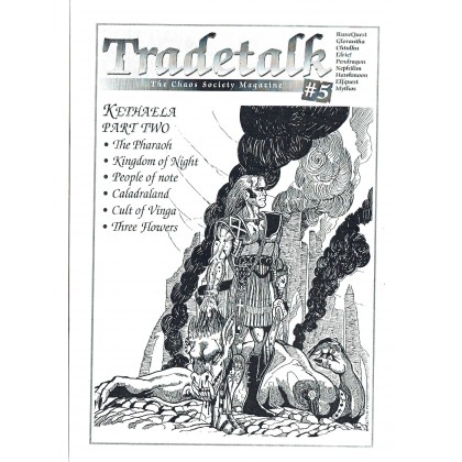 Tradetalk 5 - The Chaos Society Magazine (fanzine Glorantha Runequest Hero Wars en VO) 001