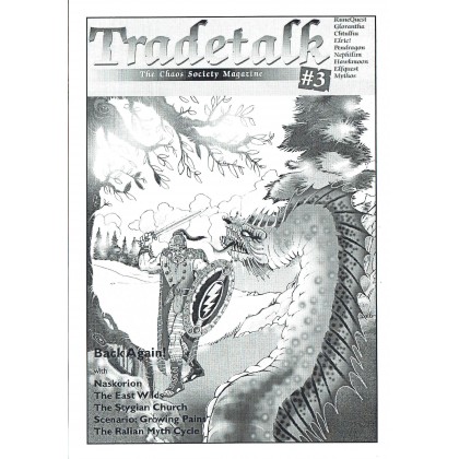 Tradetalk 3 - The Chaos Society Magazine (fanzine Glorantha Runequest Hero Wars en VO) 001