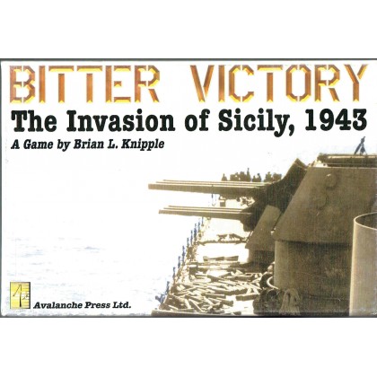 Bitter Victory - The Invasion of Sicily, 1943 (wargame Avalanche Press en VO) 001