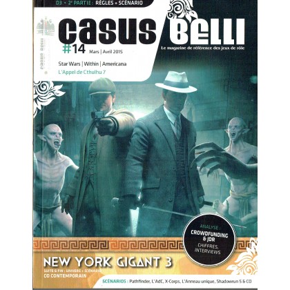Casus Belli N° 14 (magazine de jeux de rôle - Editions BBE) 001