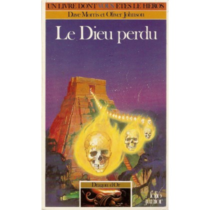 317 - Le Dieu perdu (Un livre dont vous êtes le Héros - Gallimard) 001