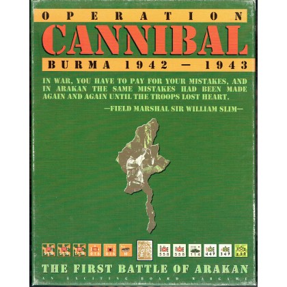 Operation Cannibal - Burma 1942-1943 (wargame Avalanche Press en VO) 001