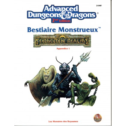 Bestiaire Monstrueux - Appendice I (jdr AD&D 2ème édition - Forgotten Realms en VF) 003