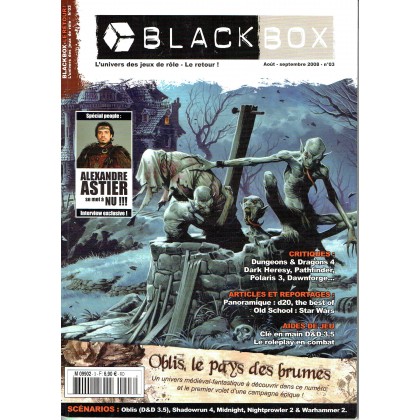 BlackBox N° 3 (revue sur l'univers des jeux de rôle) 002