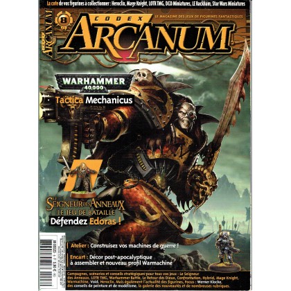 Codex Arcanum N° 8 (magazine des jeux de figurines fantastiques en VF) 002