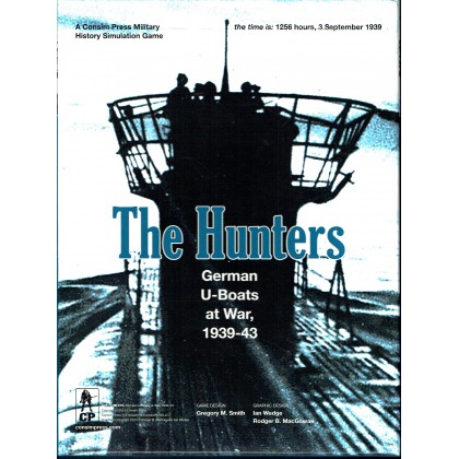 The Hunters - German U-Boats at War, 1939-43 (wargame Consimpress en VO) 001