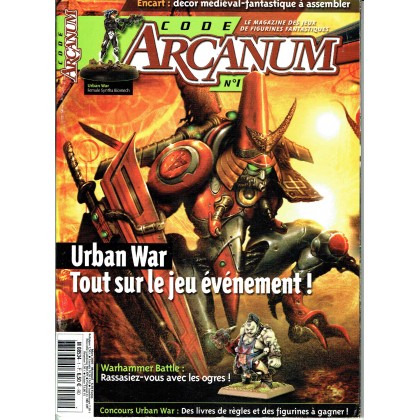 Code Arcanum N° 1 (le magazine des jeux de figurines fantastiques en VF) 001