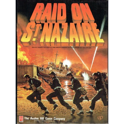 Raid on St. Nazaire (wargame en solitaire d'Avalon Hill en VO) 002