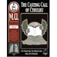 The Casting Call of Cthulhu - Miskatonic University Library Association (jdr Call of Cthulhu en VO) 001