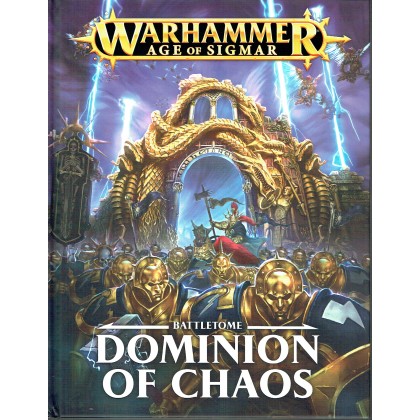 Battletome - Dominion of Chaos (jeu de figurines Age of Sigmar Warhammer en VF) 001