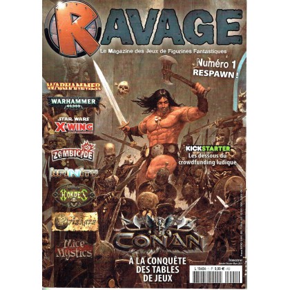 Ravage N° 1 Respawn (le Magazine des Jeux de Figurines Fantastiques) 001