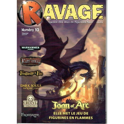 Ravage N° 10 (le Magazine des Jeux de Figurines Fantastiques) 001