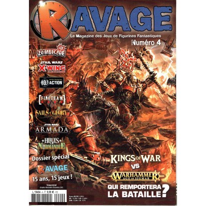 Ravage N° 4 (le Magazine des Jeux de Figurines Fantastiques) 001