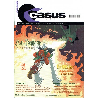 Casus Belli N° 21 (magazine de jeux de rôle 2e édition) 003