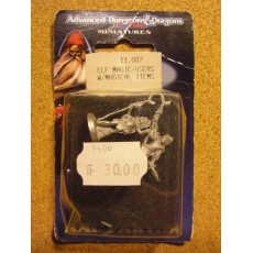 Elf Magic-Users with Magical items (blister figurines AD&D Miniatures de Ral Partha)