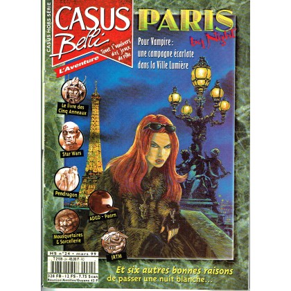 Casus Belli N° 24 Hors-Série - Spécial Scénarios - Paris by Night (magazine de jeux de rôle) 001