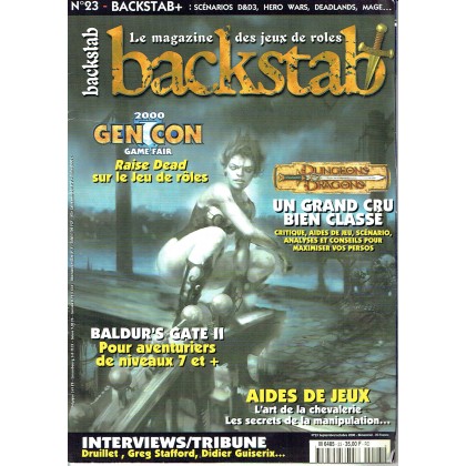 Backstab N° 23 (le magazine des jeux de rôles) 002