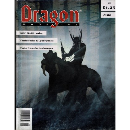 Dragon Magazine N° 166 (magazine de jeux de rôle en VO) 001