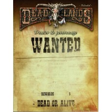 Deadlands Reloaded - Dossier de Personnage (jdr Deuxième édition en VF)