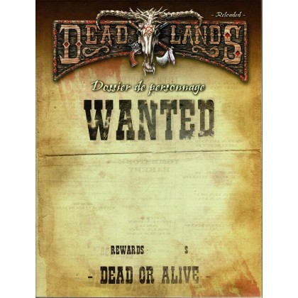 Deadlands Reloaded - Dossier de Personnage (jdr Deuxième édition en VF) 002