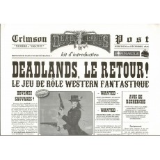Crimson Post N° 1 - Kit d'introduction (jdr Deadlands Reloaded en VF)