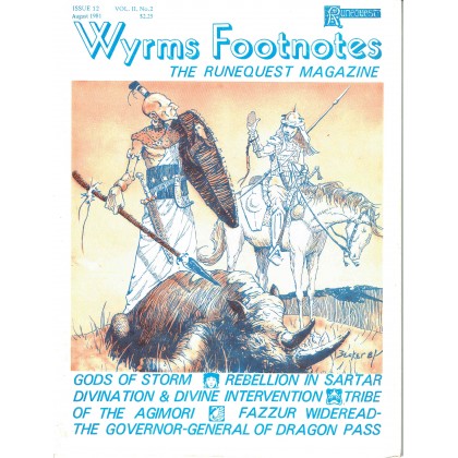 Wyrms Footnotes nr. 12 - The Runequest Magazine (jdr Runequest en VO) 001