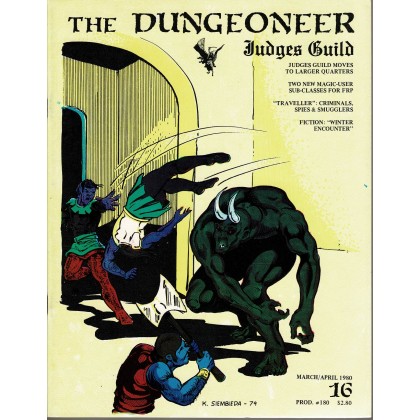The Dungeoneer N° 16 - Judges Guild (magazine de jeux de rôle en VO) 001