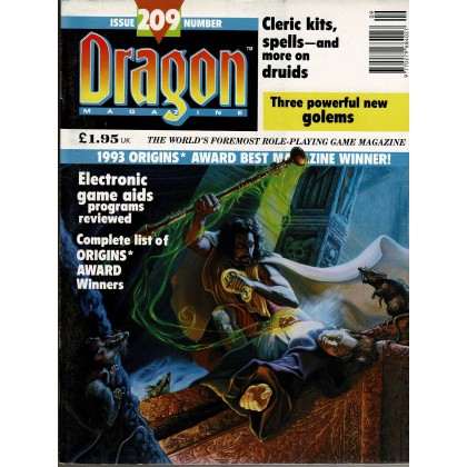 Dragon Magazine N° 209 (magazine de jeux de rôle en VO) 001