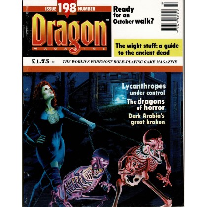 Dragon Magazine N° 198 (magazine de jeux de rôle en VO) 001