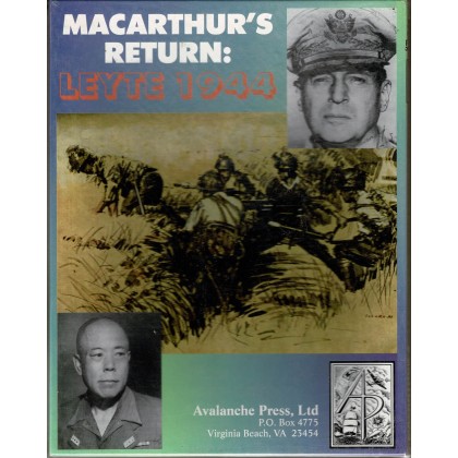 Leyte 1944 - MacArthur's Return (wargame Avalanche Press en VO) 002