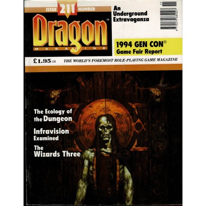 Dragon Magazine N° 211 (magazine de jeux de rôle en VO) 001
