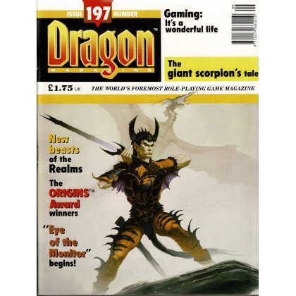 Dragon Magazine N° 197 (magazine de jeux de rôle en VO) 001