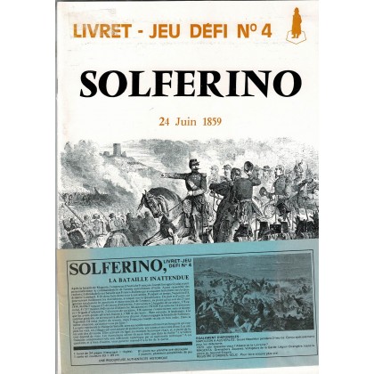 Solferino - Livret Jeu Défi n°4 (wargame Jeux Descartes en VF) 002
