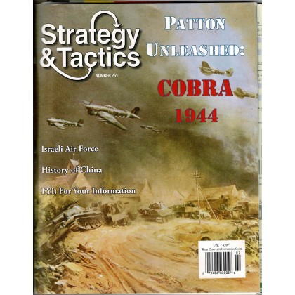 Strategy & Tactics N° 251 - Patton Unleashed: Cobra 1944 (magazine de wargames en VO) 001