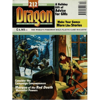 Dragon Magazine N° 212 (magazine de jeux de rôle en VO) 002