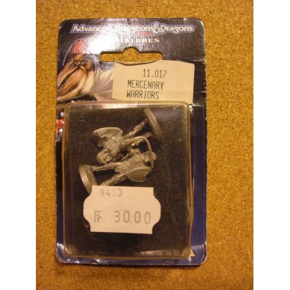 Mercenary Warriors (blister figurines AD&D Miniatures de Ral Partha) 002