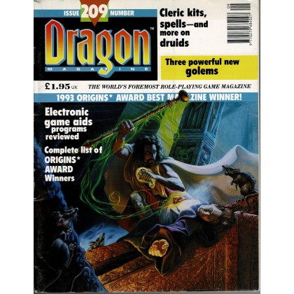 Dragon Magazine N° 209 (magazine de jeux de rôle en VO) 002