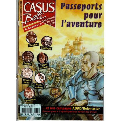 Casus Belli N° 22 Hors-Série - Passeports pour l'Aventure (magazine de jeux de rôle) 003