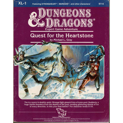 XL-1 Quest of the Heartstone (jdr D&D 1ère édition en VO) 001