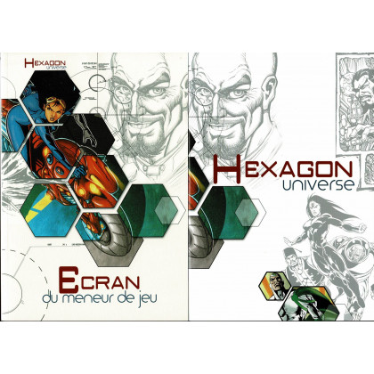 Hexagon Universe - Ecran du Meneur de Jeu & livret (jdr XII Singes en VF) 001