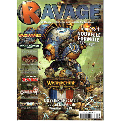 Ravage N° 1 (le Magazine des Jeux de Figurines Fantastiques) 001