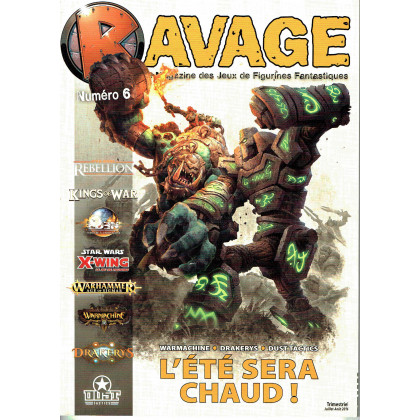 Ravage N° 6 (le Magazine des Jeux de Figurines Fantastiques) 001