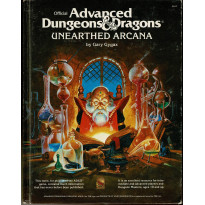 Unearthed Arcana (jeu de rôle AD&D 1ère édition en VO)