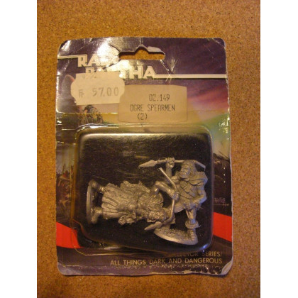 Ogre Spearmen (blister de figurines Fantasy Ral Partha) 001