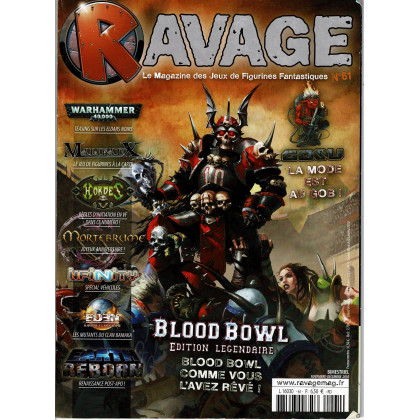 Ravage N° 61 (le Magazine des Jeux de Figurines Fantastiques) 001