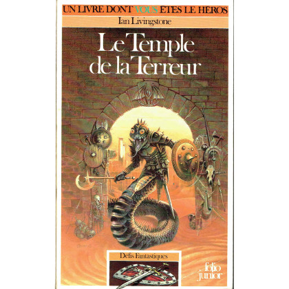311 - Le Temple de la Terreur (Un livre dont vous êtes le Héros - Gallimard) 001