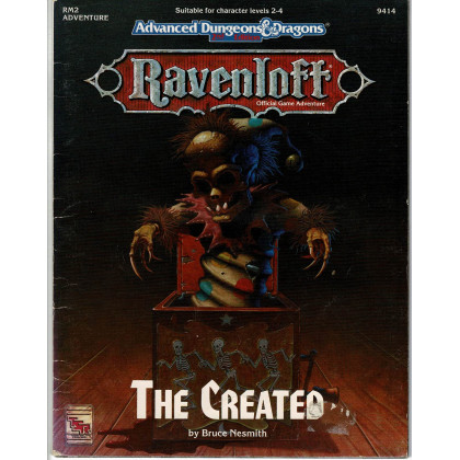 Ravenloft - RM2 The Created (jdr AD&D 2e édition en VO) 002